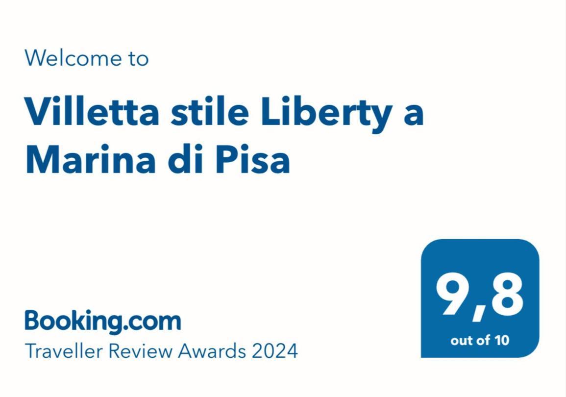 Villetta Stile Liberty A Marina Di Pisa Exterior photo